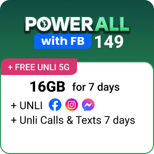 POWER ALL FB 149 with FREE UNLI 5G